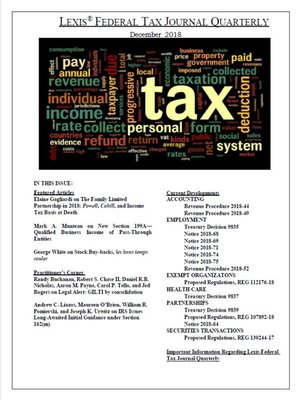 cover image of Lexis&#174; Federal Tax Journal Quarterly